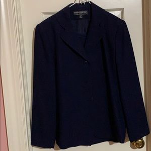 Kasper navy suit EUC 10P